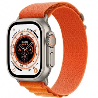 Apple Watch Ultra Gps + Cellular - Caixa De Titânio 49 Mm - Pulseira Loop Alpina Laranja Celular Iphone Barato Preço de Celular Barato Iphone Usado